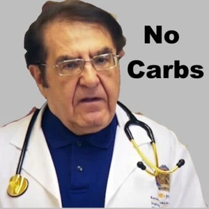 Dr. Now Kitchen Refrigerator Magnet - No Carbs - Picture 1 of 1