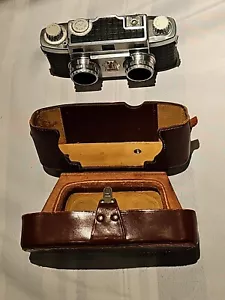 Wollensak Stereo 10 - 1950 vintage 35 mm obiettivo F2.7/fotocamera stereo 3D spedizione gratuita - Foto 1 di 24