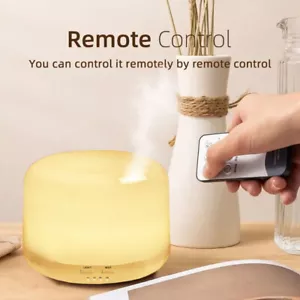 Humidifiers for Bedroom Large Room, Ultrasonic Cool Mist Humidifier 500ML Top - Picture 1 of 11