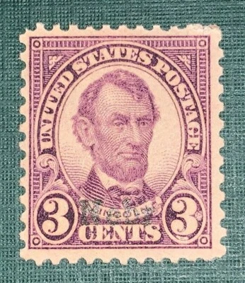 Travelstamps: 1929 US Stamps Scott #672 4 cents Nebraska Overprint, mint, og, lh - Image 1 of 4