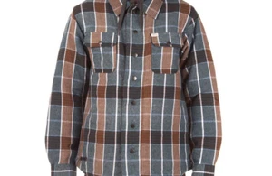 MATIX Fade Flannel Shirt (L) Gold - Picture 1 of 1