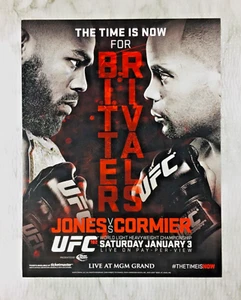 "UFC 187" MINI POSTER PHOTO MMA PRINT (8.5X11) JON JONES vs CORMIER (2014) - Picture 1 of 2