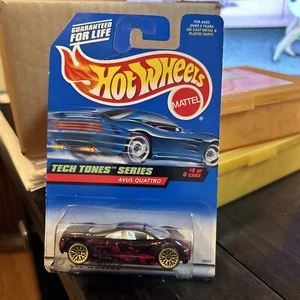 1990 Hot Wheels #748 Avus Quattro Tech Tones Series #4/4 cars with gold rims - Picture 1 of 12