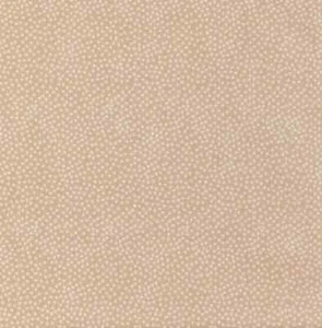 Dick and Jane GARDEN PINDOT LATTE Beige Polka Dot Fabric By the FQ - 1/4 YD - Picture 1 of 6