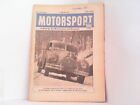 Motorsport. Nr. 4 / III. Jahrgang. 1. März - Heft 1953. Fachblatt für den Motorr