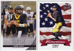 2016 Leaf Draft Jared Goff Base Rookie/All American Lot - Bild 1 von 1
