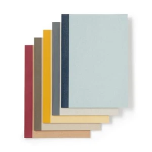 Nuovo 2024 Muji set di 5 libri con 5 colori taglia B5 dal Giappone - Foto 1 di 6