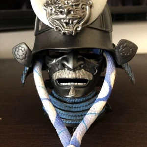 Japanische Vintage Samurai Rüstung Busho Yoroi Kabuto mit Box Vintage GEBRAUCHT - Bild 1 von 10