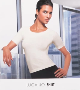 Wolford Lugano Shirt nahtlos Größe extra kleine Farbe: Seegras 51139 - 17 - Bild 1 von 4