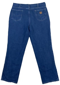 Carhartt 381-83 DENIM RELAXED FIT WORK JEANS Men's 38x32 - Picture 1 of 12