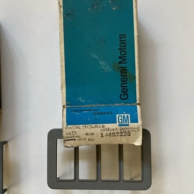 1971 1972 Pontiac Cata Bonne Grandville Cornering Lamp LH Bezel 487236 NOS OEM - Image 1 of 3