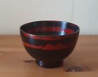 Chinese Red And Black Lacquer Bowl. Still Has Tags On The Base.