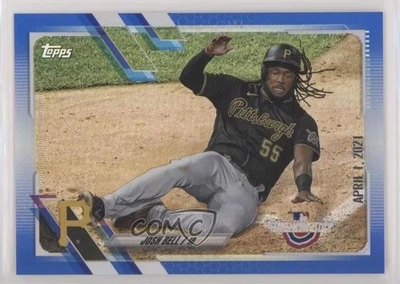 2021 Topps Opening Day Opening Day Edition Blue Foil Josh Bell #32 - Image 1 of 2