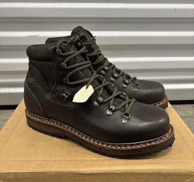 HanWag TASHI Yak Leather Stitch Down Hiking  Boots Mens US 10 NEW - Image 1 of 4