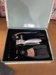 Grunwerg professional deluxe bar  Set corkscrew Complete BNIB man cave wine  - Picture 1 of 11