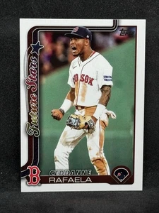 Ceddanne Rafaela Future Stars 2025 Topps Serie 1 Béisbol #148 Medias Rojas de Boston - Imagen 1 de 4