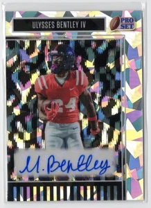 2025 Leaf Pro Set Metal Autograph Crystals Silver /10 Ulysses Bentley IV #BA-UB1 - Picture 1 of 3