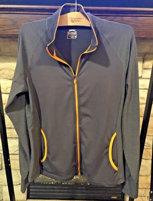 Chaqueta mediana Slazenger cremallera completa gris naranja mediana Vietnam para mujer Foto 1 de 4