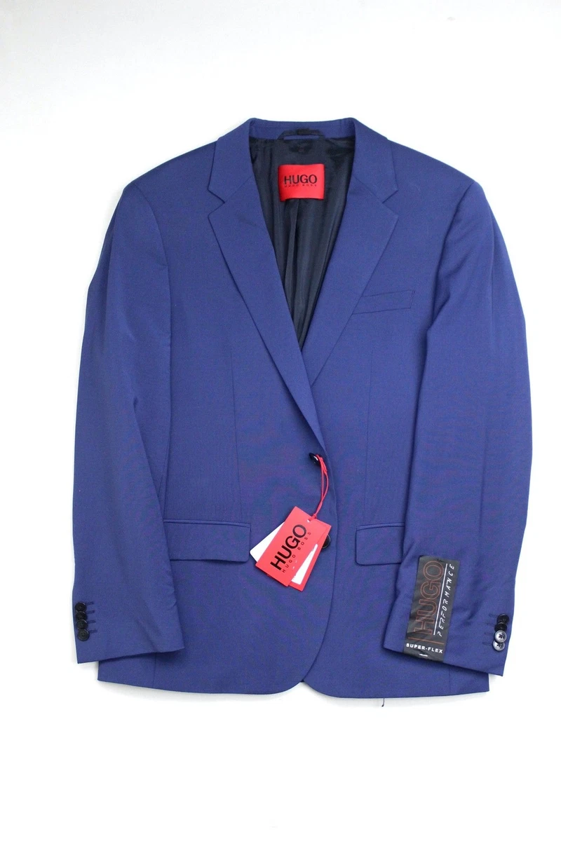 HUGO BOSS / ジャケット/46/ポリエステル/BLU HUGO BOSS Blue Suits & Blazers for Men for sale | eBay