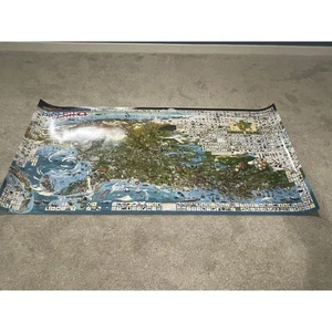 Giant Map "Worlds Greatest Search Find" United State of America Gift Laminated - Picture 1 of 6