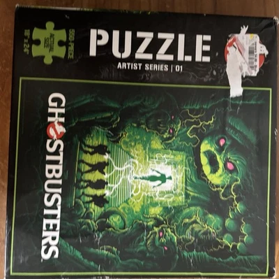 Ghostbusters 550 Piece Puzzle Set Artist Series One By USAopoly Made In USA￼ - Image 1 of 4