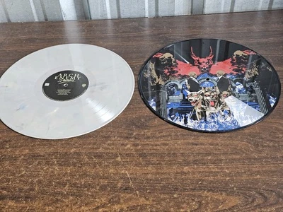 ARCH ENEMY Deceivers Vinyl Only Zoetrope Picture Disc 2x LP Record NO COVER NM - Image 1 of 2