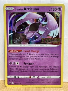Tarjeta Promocional Pokémon Cielos en Evolución Galarian Articuno Rara SWSH123 - Imagen 1 de 2