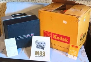 VTG Kodak Instamatic M68 Super 8 Movie Projector 8mm W/ Case Reel Tested working - Picture 1 of 24