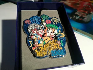 Disney Pin Happy New Year 2008 Box Jumbo Pin Limited 1/500 MIB - Picture 1 of 4