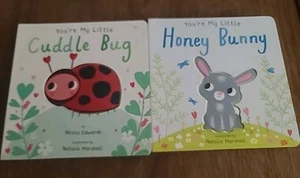 You're My Little Cuddle Bug & Honey Bunny Book Set 2 Books - Picture 1 of 13