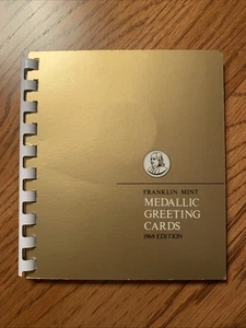 Franklin Mint Silbermedaille Grußkarten Vintage 1969 Edition. - Bild 1 von 11