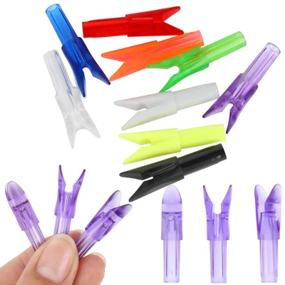 30x ID6.2mm Arrow Nocks Archery Insert Tips Arrow Shaft Tails Plastic Target DIY - Image 1 of 4