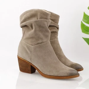 Sofft Aronna slouch boots women’s size 9 gray suede comfort waterproof western - Picture 1 of 5