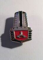 FJ Holden Bonnet Badge Red/Black/Chrome Hat Pin, Lapel Pin, 2 clutches, Gift