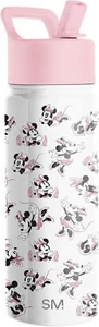 Simple Moderno Disney Minnie Mouse Niños Botella de Agua 18oz, Minnie Mouse Retro - Imagen 1 de 12