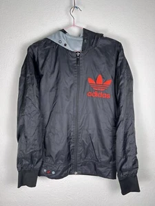Adidas Chaqueta Reversible TALLA XS Hombre Men Luz Black Wind Chaqueta - Imagen 1 de 11