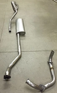 1954 55 56 OLDSMOBILE SUPER 88-98 SINGLE EXHAUST SYSTEM ALUMINIZED - Picture 1 of 4