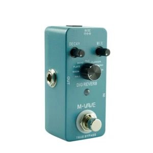 DIG REVERB Digital Reverb Electric Guitar Effects Pedal with 9 Reverb Mode OS12 - Picture 1 of 5
