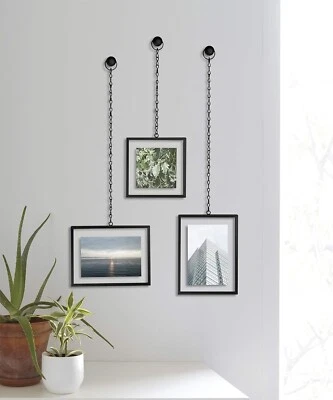 Umbra Foto Chain Picture Frame Gallery Set Collage Display 3 Frames - Image 1 of 4