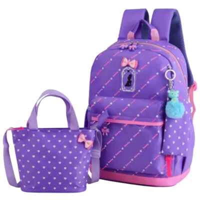 3pcs/set School Bag Backpacks Schoolbag Kids Children Girls Bag Student - Image 1 of 4
