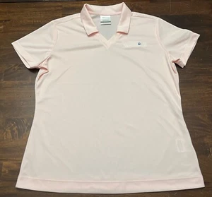Nike Golf Pink Wincore Short Sleeve Polo Shirt Women's size L - Picture 1 of 6