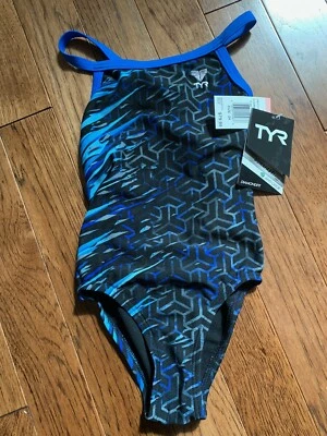TYR Synergy Diamondfit Swim suit Girl's 24 NEW with Tags $79 - Image 1 of 3