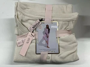 Victoria's Secret Glow Waffle Henley Jogger Set Thermal Pajamas Size XXL - NWT - Picture 1 of 2