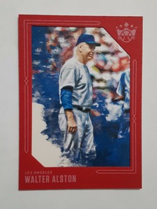 Walter Alston~Los Angeles Dodgers~2020 Panini Diamond Kings #4 "Red Border"