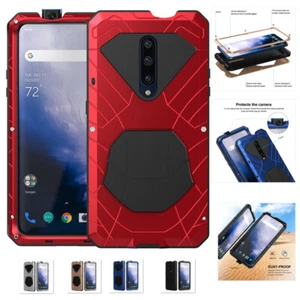 iMATCH Shockproof Silicone Bumper Metal Case Cover for Oneplus 7/Oneplus 7 Pro - Picture 1 of 16