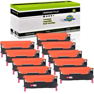 10PK Magenta Toner Fits for Samsung CLT-M406S SL-C410 C412W C413w C460FW C463W - Photo 1/24