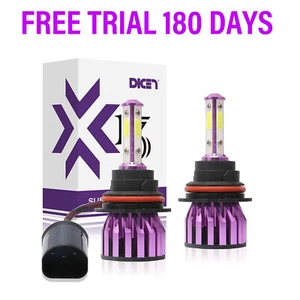 9004 LED Headlight Bulbs Conversion Kit Hi/Lo Beam 200000LM Birght 6000K White - Picture 1 of 8