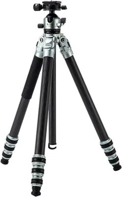 Fotopro Carbon Fiber Travel Tripod w Ball Head for 70-200 Lens, Outdoor Shooting - Image 1 of 4