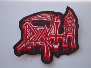 DEATH OLD LOGO EMBROIDERED PATCH
