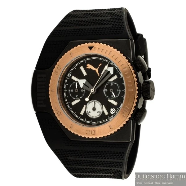 Puma Watch Turbo Bronze PU101931004 Men's Wristwatch Chronograph - Image 1 of 1